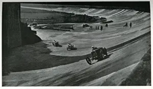 Patched Prints: Brooklands racing circuit, Surrey