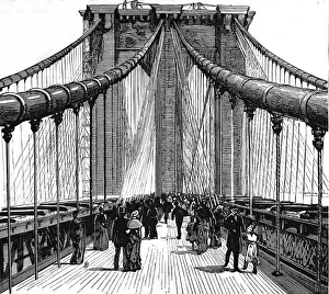 The Brooklyn Bridge, New York, 1883