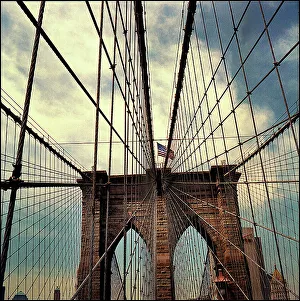 Brooklyn Prints: Brooklyn Bridge New York