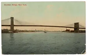 Manhattan Prints: Brooklyn Bridge NY - 2