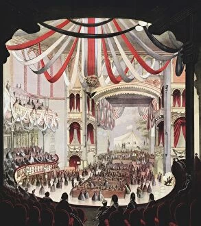 Brooklyn Sanitary Fair, 1864 Interior view of the Academy of