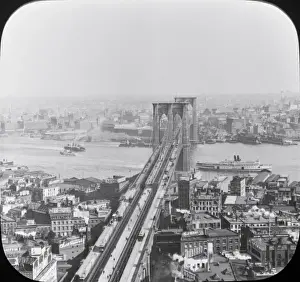 Suspension Prints: Brooklyn suspension bridge