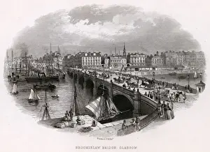 Telfords Prints: Broomielaw Bridge, Glasgow, Scotland