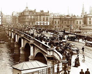 Broomielaw Bridge, Glasgow, Victorian period