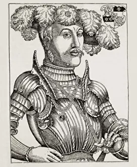 Xylographies Prints: BROSAMER, Hans (1500-1554). Philip of Hesse