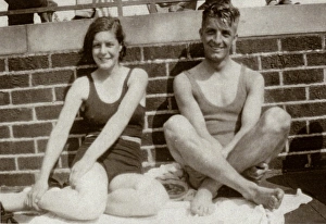 Images Dated 8th November 2011: Brother and sister on holiday