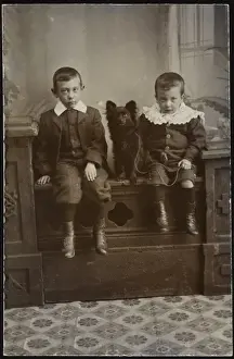 Brothers and Pet Dog