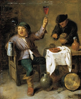 Adriaen Gallery: Brouwer, Adriaen. The Bacchanal. 1st half 17th