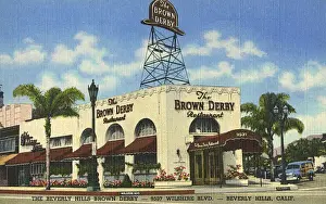 Brown Derby Restaurant, Beverly Hills, California, USA