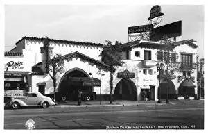 Hiram Prints: Brown Derby Restaurant, Hollywood, California, USA