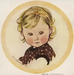 Brown Eyes by Muriel Dawson