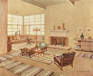 Brown Living Room 1929