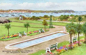 Brownsea Prints: Brownsea Island and Poole Harbour, Sandbanks, Dorset