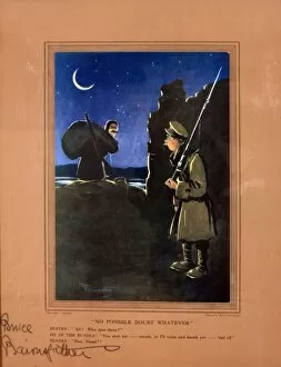 Moonlight Collection: Bruce Bairnsfather cartoon, No possible doubt whatever