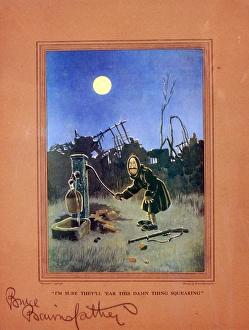 Images Dated 10th February 2014: Bruce Bairnsfather cartoon, squeaking water pump