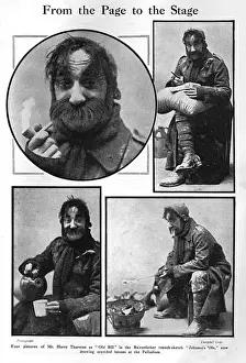 Palladium Prints: Bruce Bairnsfather. Harry Thurston as Old Bill at the Palla
