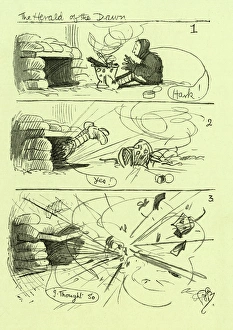 Images Dated 29th December 2015: Bruce Bairnsfather, The Herald of the Dawn