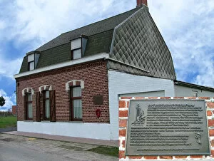 Plaque Collection: Bruce Bairnsfathers Cottage Memorial, St Yvon, Belgium