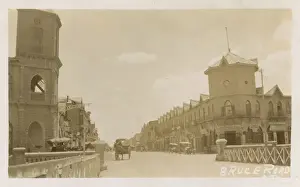 Pakistan Prints: Bruce Road, Quetta, Balochistan, British India