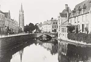 Bruges, Belgium, the Dyver River