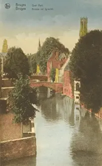 Quai Prints: Bruges, Belgium - The Green Quay