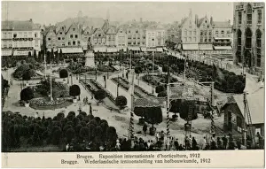 Horticultural Prints: Bruges, Belgium - International Horticultural Exhibition