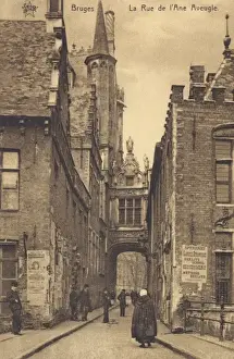 Bruges, Belgium - La Rue de L Ane Aveugle