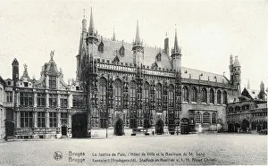 Bruges City Hall, Bruges, West Flanders, Belgium