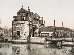 Defensive Structure Prints: Bruges - Porte d Ostende ou des Baudets. Belgium