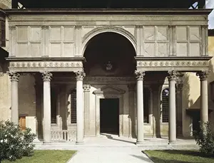 Quattrocento Prints: Brunelleschi, Filippo (1377-1446). Pazzi Chapel