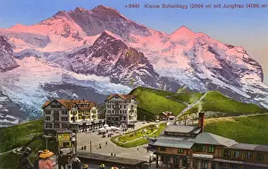 Alpine Prints: Brunnen, Switzerland on Lake Lucerne