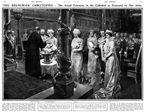 Baptism Prints: The Brunswick Christening by Fortunino Matania