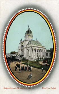 Brussels Exhibition of 1910 - Pavilion Bresil (Brazilian Pavilion) Date: 1910 Brussels Exhibition of 1910 - Pavilion Bresil (Brazilian Pavilion) Date: 1910