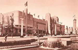 Bruxelles Prints: Brussels Expo 1935, Food Palace