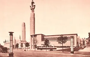 Bruxelles Prints: Brussels Expo 1935, Paris Pavilion