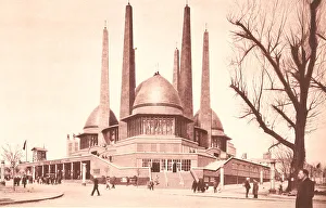 Bruxelles Prints: Brussels Expo 1935, Pavilion Of Catholic Life