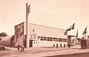 Unattributed Prints: Brussels Expo 1935, Pavilion Of Denmark