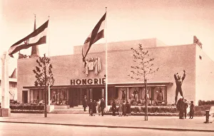 Unattributed Prints: Brussels Expo 1935, Pavilion Of Hungary