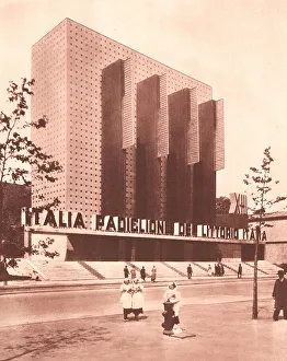 Architects Prints: Brussels Expo 1935, Pavilion Of Italy