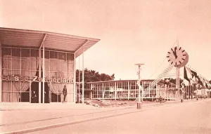 Unattributed Prints: Brussels Expo 1935, Pavilion Of Switzerland