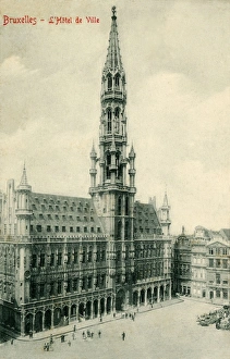 Images Dated 11th February 2016: Brussels Town Hall - L Hotel de Ville