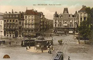 Kiosk Prints: Bruxelles (Brussels), Belgium - Porte de Louvain
