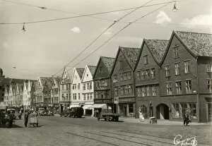 Images Dated 23rd February 2016: Bryggen in Bergen Built after 1702 - Norway