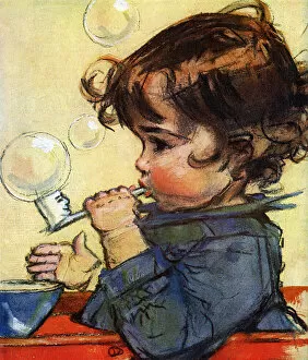 Blowing Gallery: Bubbles by Muriel Dawson