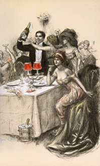Bubbly at a Party