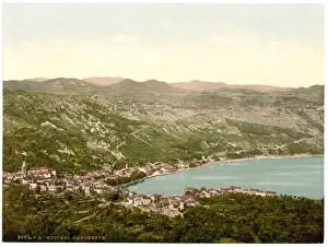 Bucarri (i. e. Buccari), from the west, Croatia, Austro-Hung
