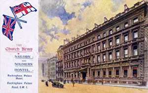 Jul18 Prints: Buckingham Palace Hotel - Church Army Soldiers Hostel