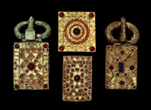 Segovia Prints: Buckles and buckle plaques (6th-7th c. ). Visigothic