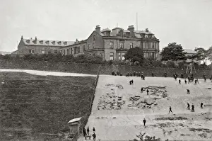 Playground Prints: Buckley Hall Orphanage, near Rochdale, Lancashire