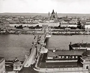 Budapest, Hungary, circa 1890. Date: circa 1890